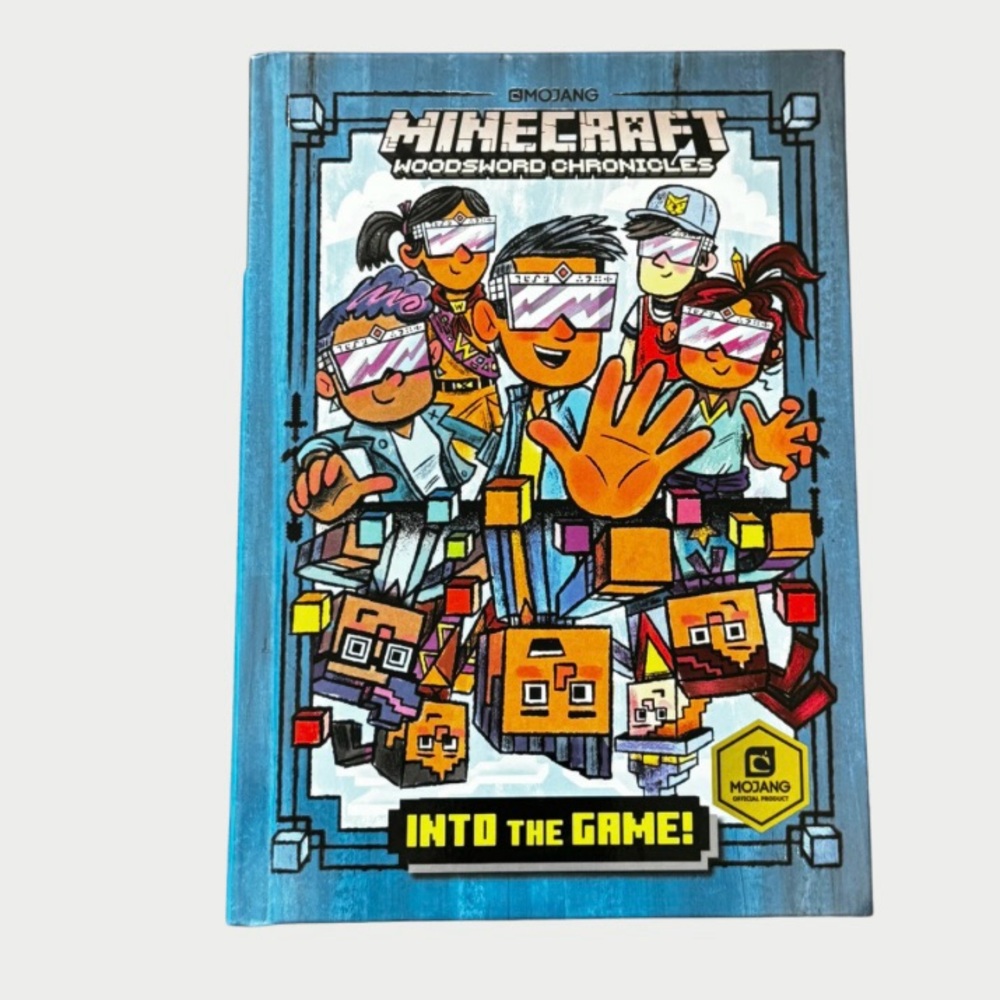 Minecraft Woodsword Chronicles: Into The Game! Hard Cover Book